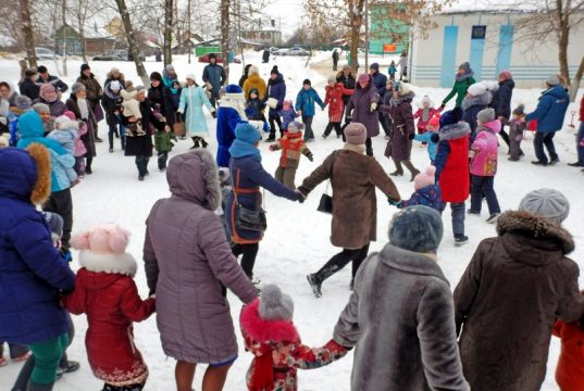 Встречали Старый Новый год дружно!
