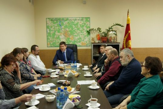 Председатель Ивановской областной Думы Виктор Смирнов посетил Ивановский район