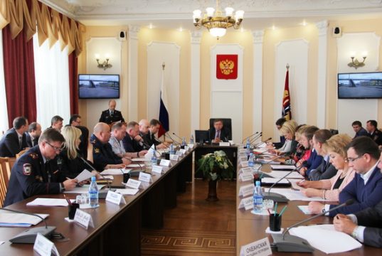 Ряд вопросов обеспечения общественной безопасности обсудили на координационном совещании в областном правительстве