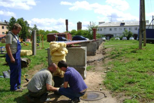 В Ивановском районе идет ремонт теплотрасс
