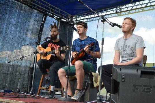 Нас не напугал дождь!