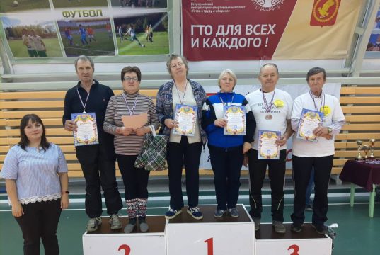 Возраст не помешал спортивному азарту