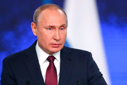 Владимир Путин: «Мы обязаны двигаться только вперёд»