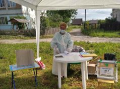 В Роспотребнадзоре заявили, что голосование на улице эпидемиологически безопасно