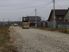 В Калачеве (Новая деревня) продолжаются работы по устройству улично-дорожной сети