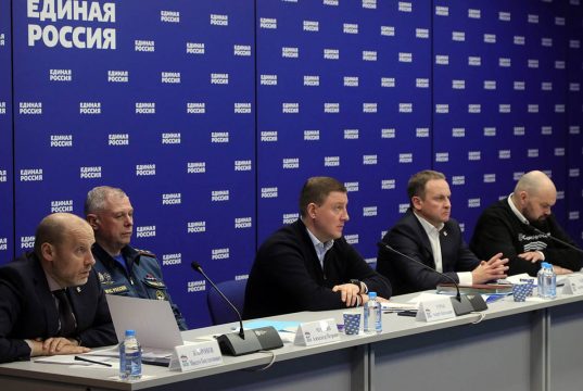 «Единая Россия» поможет в восстановлении освобожденных территорий Донбасса