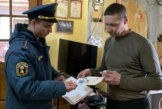 В Ивановском районе прошла акция по установке пожарного извещателя