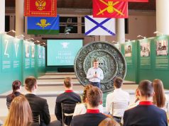 В рамках выставки «Подвиг русского духа» на ивановском железнодорожном вокзале проходят исторические лекции для школьников