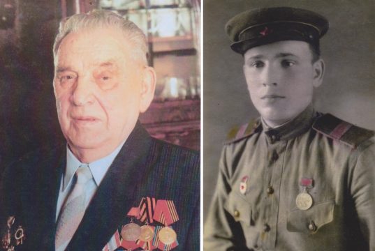 Гвардии старший сержант Аношин из «Бессмертного полка»