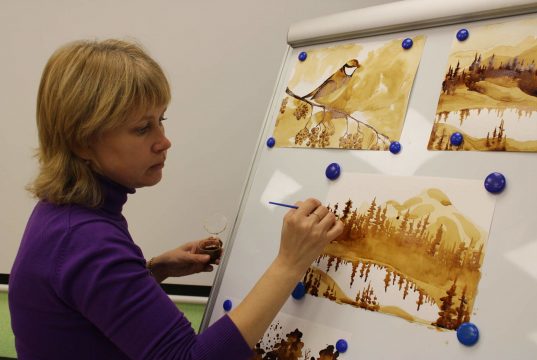 «Кофейная живопись» и «соленая акварель»