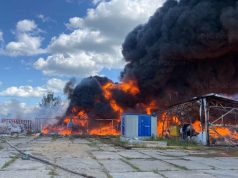 В Ивановском районе произошел крупный пожар