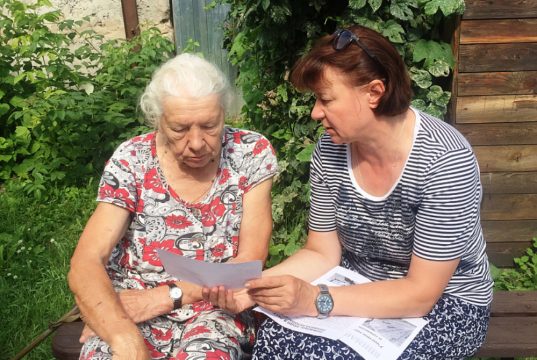 Выезд мобильной информационной службы в деревню Подталицы