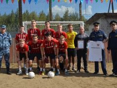 Молодежная команда футбольного клуба «Текстильшик» провела товарищеский матч с осужденными ИК-5 УФСИН России по Ивановской области