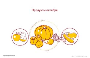 Эксперты Роспотребнадзора составили список продуктов октября, которые следует включить в осенний рацион