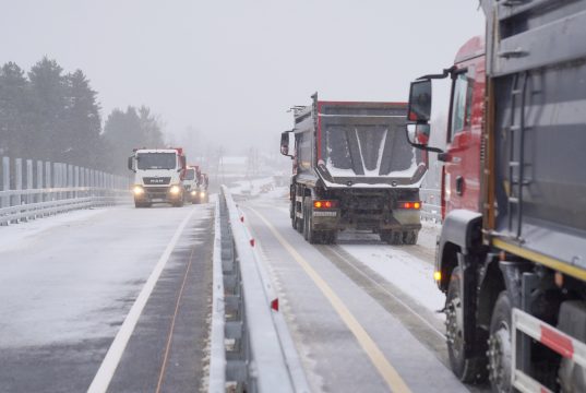 Открыто техническое движение по путепроводу через железнодорожный переезд около м. Горино на автомобильной дороге Иваново-Кинешма