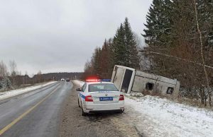 Ивановская межрайонная прокуратура организовала проверку по факту ДТП с автобусом в районе д. Никульское Ивановского района