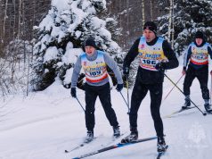 В Ивановском районе сотрудники МЧС соревновались в лыжных гонках