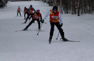 На лыжном стадионе в д.Мильцево состоялись лыжные гонки