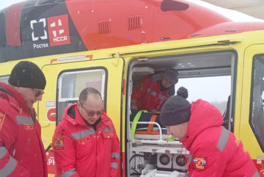 На территории Ивановского аэропорта прошли практические занятия с авиамедицинскими бригадами