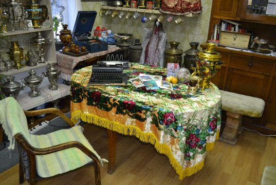 В Курской области любуются самоварами Кохмы