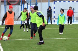 В Богородской школе открыли новую спортивную площадку