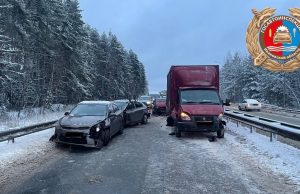 ДТП с несколькими автомобилями произошло в Ивановском округе