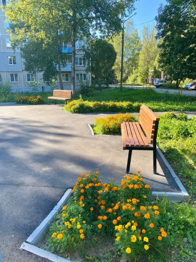 В этом году в Ново-Талицах по областной программе благоустроили сквер.