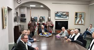 Участники клуба «Мономах» провели занятие по исторической реконструкции