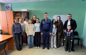 В центре «Олимп» прошла встреча воспитанников учреждения с военнослужащим