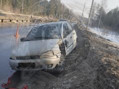 В Ивановском округе водитель въехал в сугроб