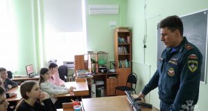 Урок гражданской обороны прошёл в Чернореченской средней школе