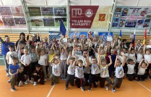 В Молодежно-спортивном центре «Олимп» прошел яркий фестиваль «Малыши шагают в ГТО»