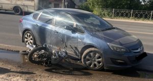 В Ново-Талицах столкнулись легковой автомобиль и мопед