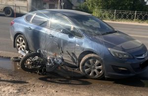 В Ново-Талицах столкнулись легковой автомобиль и мопед