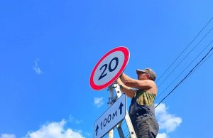 169 новых дорожных знаков были установлены на автомобильных дорогах Ивановского муниципального округа