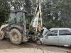 В Ивановском округе столкнулись трактор и легковушка