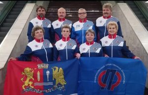 Любовь Ивановна Таратина из села Богородское в составе сборной Ивановской области участвует в финале XI Спартакиады пенсионеров России
