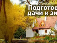 Готовим дачу к зиме