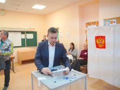 Губернатор Ивановской области Станислав Воскресенский проголосовал на выборах депутатов Государственной Думы России 9-го созыва