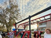 В деревне Голчаново торжественно открыли новую спортивную площадку