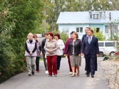 Сергей Низов оценил качество работ по благоустройству в деревне Куликово